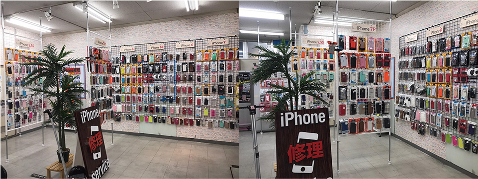 iPhone修理service太田飯塚店　店内